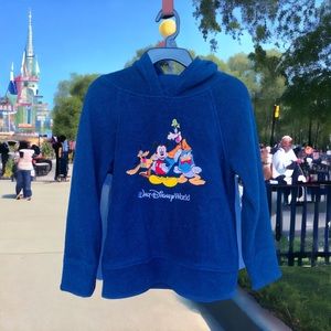 Walt Disney Authentic Original Mickey Mouse & Friends Fleece Sweatshirt | Sz M